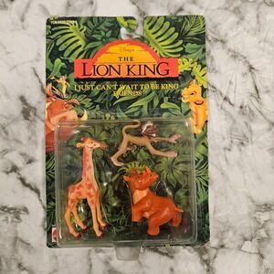VTG Disney Lion King Just Cant Wait To Be King Friends Collectible Figures 90s
